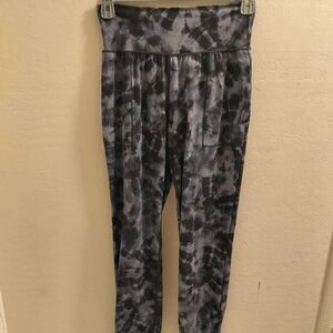 Athleta Pants Women’s ST Salutation Printed Jogger Calypso Navy 657681 pre-owned